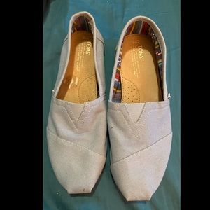 Toms shoes light blue men’s size 10